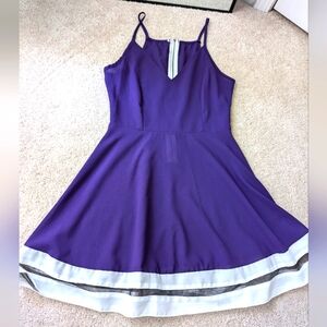 Purple cute dress